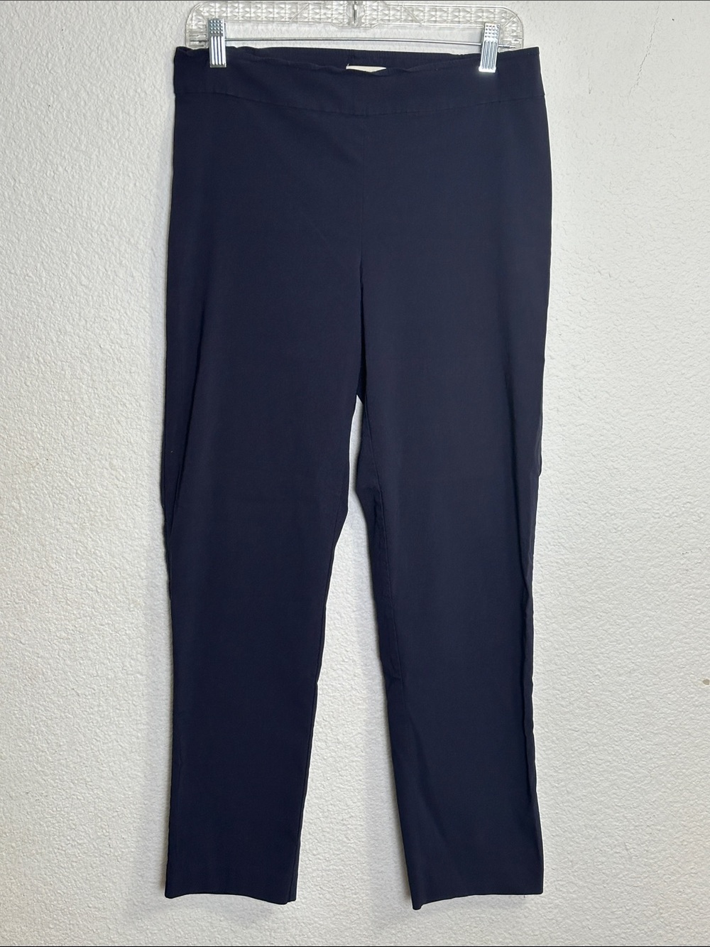 Avenue Montaigne LILI Navy Pants Pull On Workwear Offie Career F954 Womens 12